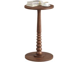 VASAGLE - Bijzettafel - Bijzettafeltjes Woonkamer - Massiefhouten Poten - Nachtkastje en Bijzettafel voor Slaapkamer Woonkamer