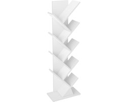 VASAGLE - Boekenkast - Boekenrek in Boomvorm - 20 x 38 x 115,2 cm - Vrijstaand - Voor Woonkamer of Kantoor