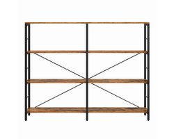 VASAGLE - Boekenkast - Met 4 Niveaus - Voor Woonkamer, Homeoffice, Keuken