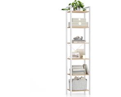 VASAGLE - Boekenkast - Met 6 Niveaus - Industriële Stijl - Voor Kantoor Woonkamer Slaapkamer