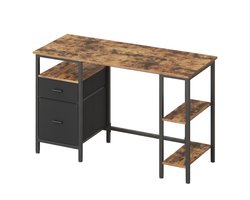VASAGLE - Bureau - Met 3 Opbergvakken - 2 Lades - Modern Design