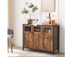 Vasagle - Dressoir - Bruin - 100x35x75 cm