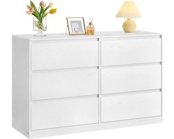 VASAGLE - Kast - Ladekast - Met 6 Lades - Voor Slaapkamer - Moderne KAILYN Collectie