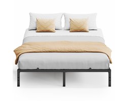 VASAGLE RMB030BD01V1 - Tweepersoonsbedframe - Met Opbergruimte Onder Het Bed - Stevig Metalen Frame
