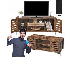 Vasagle - TV Meubel - Loft Stijl - Schuifdeuren - Opbergruimte