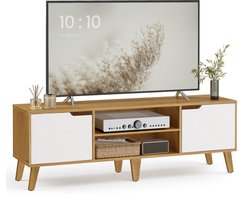 VASAGLE - TV Meubel - TV-meubel Lowboard - Verstelbare Plank - Geschikt voor TV tot 147 cm - Voor Woonkamer