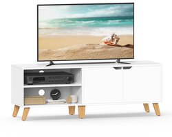 VASAGLE - TV Meubel - TV-meubel met Verstelbare Planken - 2 Deuren - Geschikt voor Woonkamer