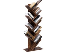 Vasagle Vintage Boekenkast - Luxe Planken Voor Boeken - Retro Boekenkasten