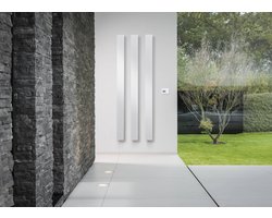 Vasco Beams elektrische radiator - 180x15cm - 950Watt - Enkel te bedienen met inbegrepen rf-thermostaat - quarts brown