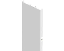 Vasco E-PANEL elektrische Design radiator 40x180cm 750watt Staal Traffic White