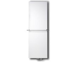 Vasco Flat V Line paneelradiator vlak type 21 400x1800mm 1120W aansluiting 8008 wit structuur