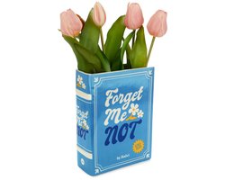 Vase Book blue ceramic van Balvi