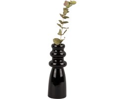 Vase Sparkle Bottle glass black