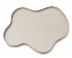 Vase The World Dienblad Santos S Ivory L37 x B29 x H2 cm - Decoratiedienblad - Organische Vorm - Woondecoratie
