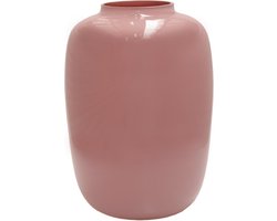 Vase The World - Vaas Artic Pastel Pink Roze - Maat M - Ø25 x H35cm