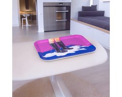 VASSOIO IN MELAMINA 32X43,5 MILKY BOOTS ART 19036 SELETTI