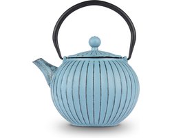 Vatten® - Theepot Gietijzer - Incl. RVS Theefilter - 1.2L - Blauw