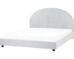 VAUCLUSE - Tweepersoonsbed - Lichtblauw - 160 x 200 cm - Stof