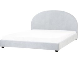 VAUCLUSE - Tweepersoonsbed - Lichtblauw - 180 x 200 cm - Stof
