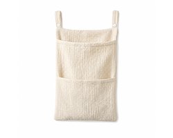 Vavida Box Organizer - Opbergzak - 2 Vakken - Box - Babykamer - Kinderkamer - Beige - 47 x 21 cm