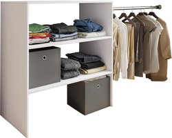 VCM afdekking ingebouwd rek binnenkant montage dressoir wandkast kledingkast kledingkast kleding open kast slaapkamer plank opbergruimte kledingkast kleding compacte kast hangende kledingkast afdekking kledingkast