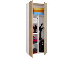 VCM hoge kast, garagekast, kunststof buitenkast, buitenkasten en -kasten, vrijstaande bezemkast, ketelkasten, buitenkast, strijkplankenkast, opbergoplossingen voor bijkeuken, kunststof opbergkast, opbergkasten, bezemopslag, hoge buitenkast
