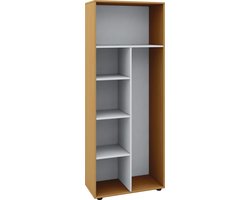 VCM hoge kast, garagekast, kunststof buitenkast, buitenkasten en -kasten, vrijstaande bezemkast, ketelkasten, buitenkast, strijkplankenkast, opbergoplossingen voor bijkeuken, kunststof opbergkast, opbergkasten, bezemopslag, hoge buitenkast