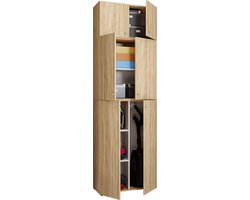 VCM hoge kast, garagekast, kunststof buitenkast, buitenkasten en -kasten, vrijstaande bezemkast, ketelkasten, buitenkast, strijkplankenkast, opbergoplossingen voor bijkeuken, kunststof opbergkast, opbergkasten, bezemopslag, hoge buitenkast