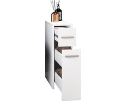 VCM Houten badkamermeubel Midikast Badkamer Toilet Badkamermeubel Lade Nichekast Zalo Houten badkamermeubel Midikast Badkamer Toilet Badkamermeubel Lade Nichekast Zalo