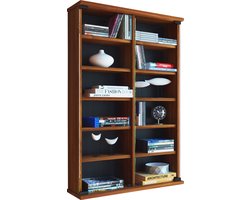 VCM Houten CD DVD wandplank Hangende plank Wandkast Wandvitrinekast Zuntisa glazen deur Houten CD DVD wandplank Hangende plank Wandkast Wandvitrinekast Zuntisa glazen deur