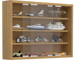 VCM Houten glazen wandvitrine Wandvitrine Verzamelvitrine Agisa M Houten glazen wandvitrine Wandvitrine Verzamelvitrine Agisa M