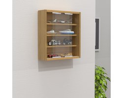 VCM Houten glazen wandvitrine Wandvitrine Verzamelvitrine Agisa S Houten glazen wandvitrine Wandvitrine Verzamelvitrine Agisa S