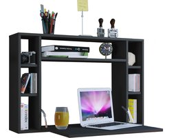 VCM Houten hangend inklapbaar bureau wandbureau computer bureau la Wandila Houten hangend inklapbaar bureau wandbureau computer bureau la Wandila