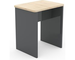 VCM Houten kruk kubus voetensteun bijzettafel Esal Houten kruk kubus voetensteun bijzettafel Esal