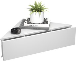 VCM Houten muur lade nachtkastje muur plank hoek plank lade console nachtkastje Usal S Houten muur lade nachtkastje muur plank hoek plank lade console nachtkastje Usal S