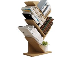 VCM Houten Opbergrek Boekenplank Deco Boekenrek Nulis L