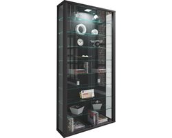 VCM Houten vitrinekast Glazen vitrinekast Staande vitrinekast Lumo Maxi Houten vitrinekast Glazen vitrinekast Staande vitrinekast Lumo Maxi