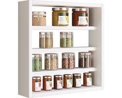 VCM Houten wandplank Wandplank keukenkruiden keukenverzamelaar vitrinekast Esaldi S Houten wandplank Wandplank keukenkruiden keukenverzamelaar vitrinekast Esaldi S