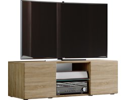 VCM mediawandmeubel, zwevend tv-meubel, groot tv-meubel, tv-bureau, tv-meubel voor 65 inch tv, zwevende tv-standaard, houten tv-standaard, hoog tv-meubel, tv-wandpaneel, tv-entertainmentmeubels voor de woonkamer