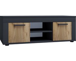 VCM mediawandmeubel, zwevend tv-meubel, groot tv-meubel, tv-bureau, tv-meubel voor 65 inch tv, zwevende tv-standaard, houten tv-standaard, hoog tv-meubel, tv-wandpaneel, tv-entertainmentmeubels voor de woonkamer