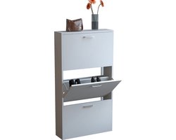 VCM schoenenkast, schoenenkast, smalle schoenenkast, schoenenkast voor in de hal, hoge schoenenkast, smalle schoenenkast, witte schoenenkast, zwarte schoenenkast, grijze schoenenkast, grote schoenenkast, schoenenopbergmeubel