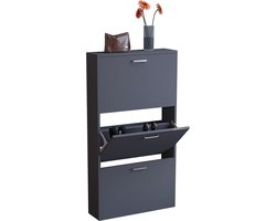 VCM schoenenkast, schoenenkast, smalle schoenenkast, schoenenkast voor in de hal, hoge schoenenkast, smalle schoenenkast, witte schoenenkast, zwarte schoenenkast, grijze schoenenkast, grote schoenenkast, schoenenopbergmeubel