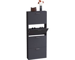 VCM schoenenkast, schoenenkast, smalle schoenenkast, schoenenkast voor in de hal, hoge schoenenkast, smalle schoenenkast, witte schoenenkast, zwarte schoenenkast, grijze schoenenkast, grote schoenenkast, schoenenopbergmeubel