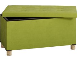 VCM Stoffen bank zitkist kist opbergkist voetenbank Maten L Stoffen bank zitkist kist opbergkist voetenbank Maten L