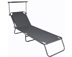 VCM Tuinligstoel Ligstoel Opvouwbaar balkonligstoel Dak Tuinligstoel Ligstoel Opvouwbaar balkonligstoel Dak