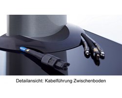 VCM TV meubel -rek- voet Stadino Mini 2 met glas