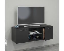 VCM TV Möbel | Wandboard | Lowboard hängend | Maße H. 40 x B. 115 x T. 36 cm | Wandschrank - Jusa