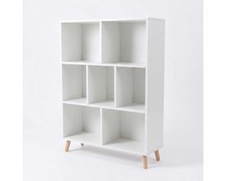 VDD - Kast - Vakkenkast - Wand meubel - Opbergkast - Wit