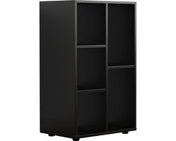 VDD - Kast - wandkast - zwart - 5 vakken
