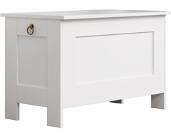 VDD - Opbergkist - Opbergkist hout - speelgoedkist - dekenkist - Opbergmeubel - Opslagkist - wit